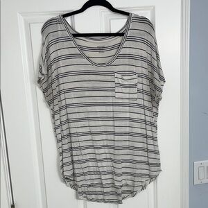 Mossimo Supply Co. Black and White Striped Tee